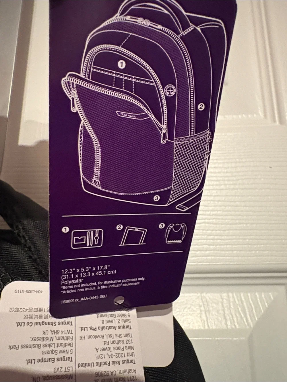 Targus sleek backpack